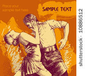 the man and the woman dance a...