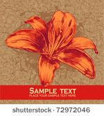 floral design element and hand...