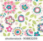 seamless spring floral pattern...