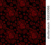 seamless handmade floral...