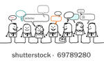 business people   social network