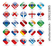 vector set world flag icons 1