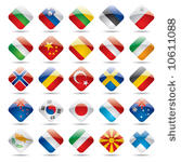 vector set world flag icons 2
