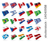 vector set of world flags 1