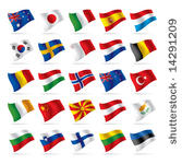 vector set of world flags 2