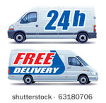 white commercial vehicle  ...