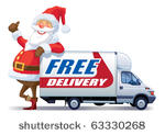 santa claus is advertising...