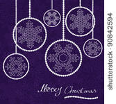 abstract christmas balls...