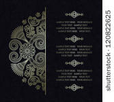 elegant floral pattern on a...