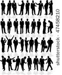 large group of smart men  ...