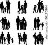silhouette of parents and...