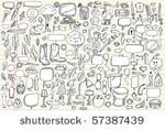 notebook doodle clip art design ...