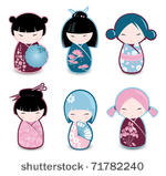 kokeshi dolls