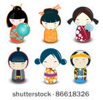 kokeshi dolls