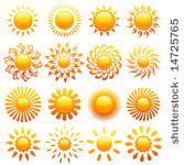 suns. elements for design....