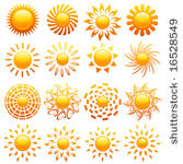 suns. elements for design....