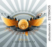 abstract party design. vector...