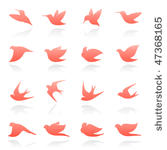birds. elements for design....
