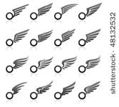 wings. elements for design....