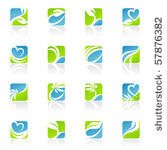 leaves. elements for design....