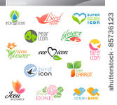 nature. icon set.