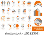 abstract vector logo element...