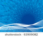 vector white wave lines with...