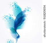 abstract vintage blue...