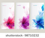  vector background with flower .