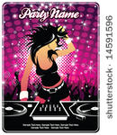 template flyer for  party ...