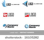 logo vector set business...