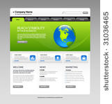 business template web site.