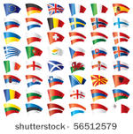 moving flags set   europe.  48...