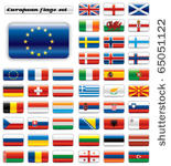 extra glossy button flags. big...