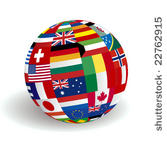 vector global world flags