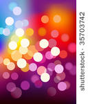 multi color bokeh lights...