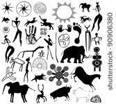 various drawings   primitive...