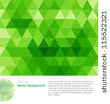 green abstract geometrical...