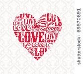 vector valentines card with...