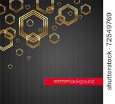 abstract vector dark metal...
