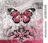 background with butterfly