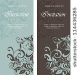 beautiful floral invitation...