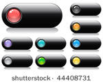 glossy buttons for web design...