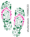 vector illustration of a pair...