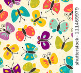butterfly seamless pattern. eps ...