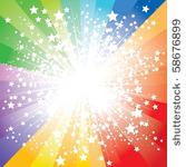 abstract stars burst  vector...
