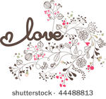 love concept floral design