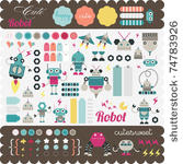 kids elements for scrap booking