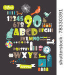 sweet character font set  very...