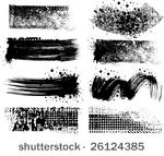 8 grunge brushes line